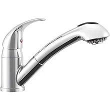 Dura Faucet DF-NMK852-CP Designer Pull-Out RV Kitchen Faucet - Chrome