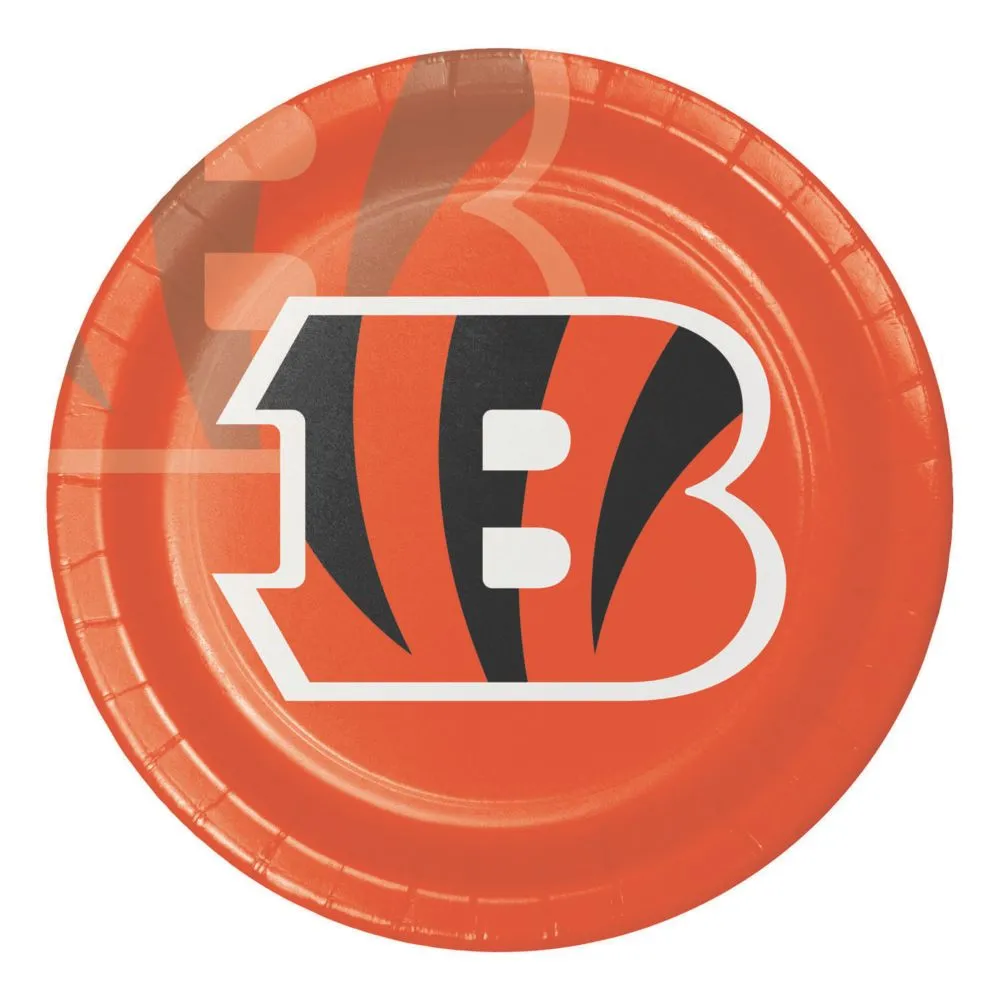 NFL Cincinnati Bengals Paper Plates - 24 Ct.