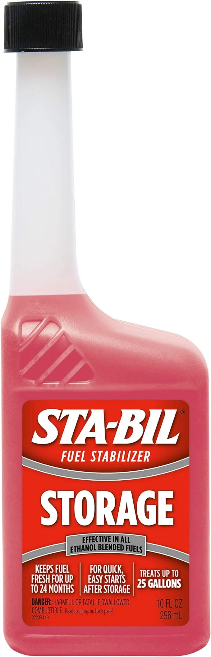 STA-BIL Storage Fuel Stabilizer | Keeps Fuel Fresh for 24 Months, Prevents Corrosion, Gasoline Treatment Fuel Additive that Protects Fuel System, Gas Stabilizer for Fuel Storage, 10 oz. (12 Pack)