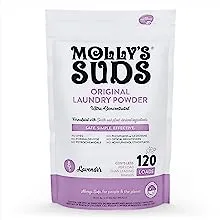 Molly's Suds Detergente en polvo original para ropa Detergente natural para ropa en polvo para pieles sensibles