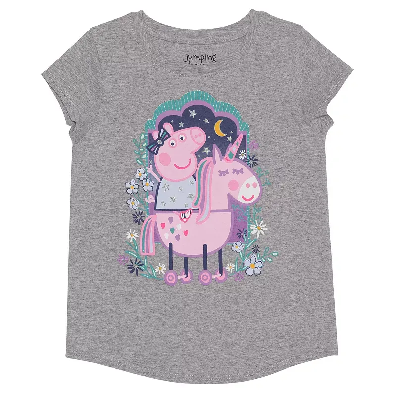 Girls 4-12 Jumping Beans® Peppa Pig Dreamland Sparkle Graphic Tee