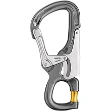 , EASHOOK Open Carabiner (Gray), Gray/Yellow, Automatic