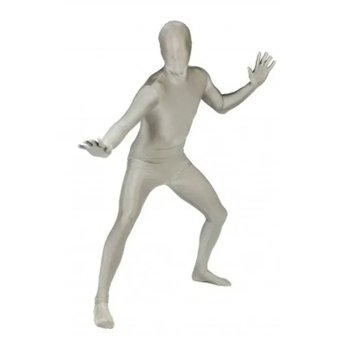 Silver Morphsuit M - XXL Men`s Women`s Skinsuit Zentai Suit Halloween Costume  | eBay