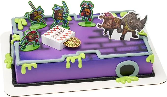 DecoPac Teenage Mutant Ninja Turtles Pizza Power Cake Topper