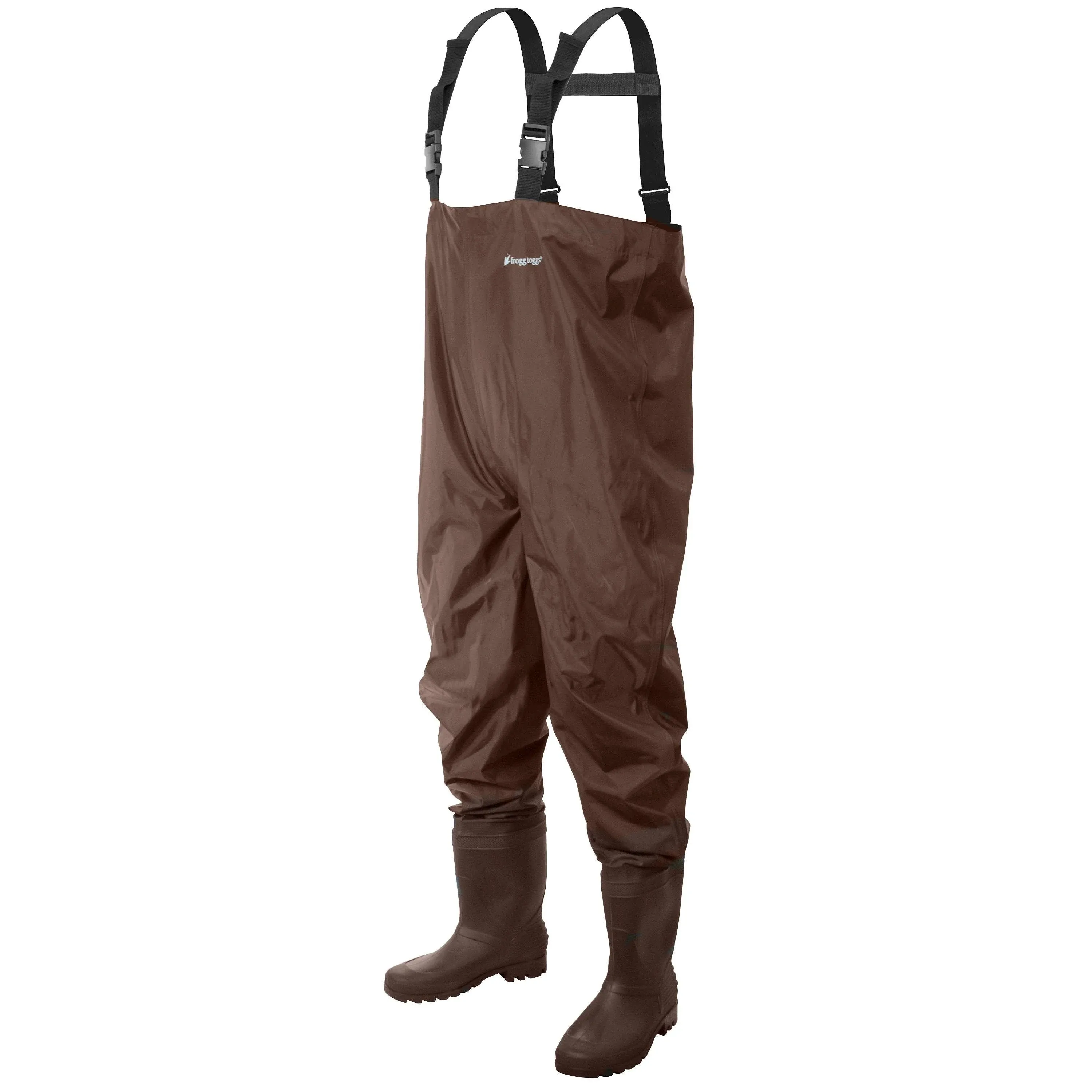 Frogg Toggs Rana II PVC Lug Sole Hip Wader, Brown / 13