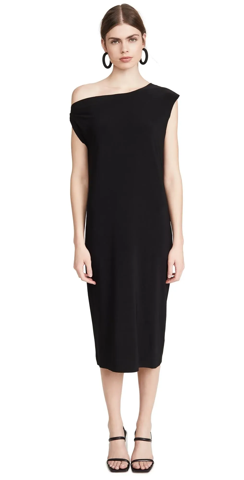 Norma Kamali Drop Shoulder Dress | Black | Size M | Shopbop