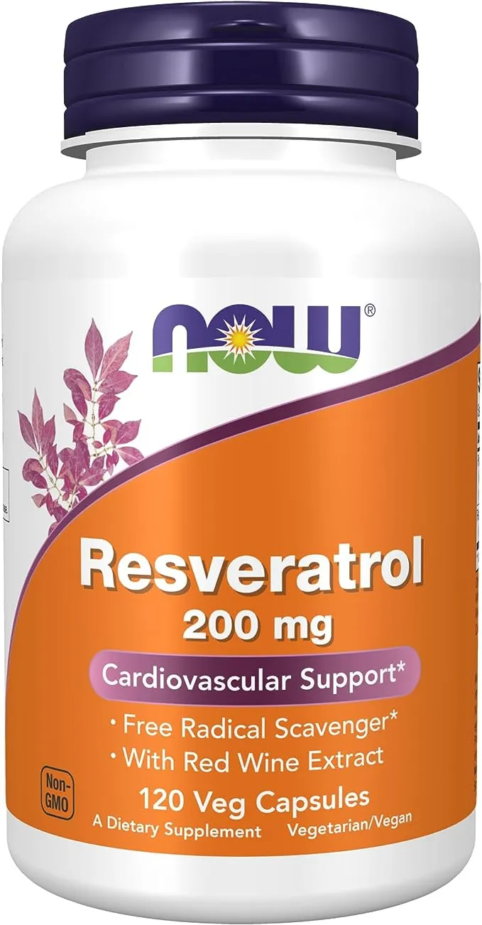 Now Foods Natural Resveratrol 200 mg