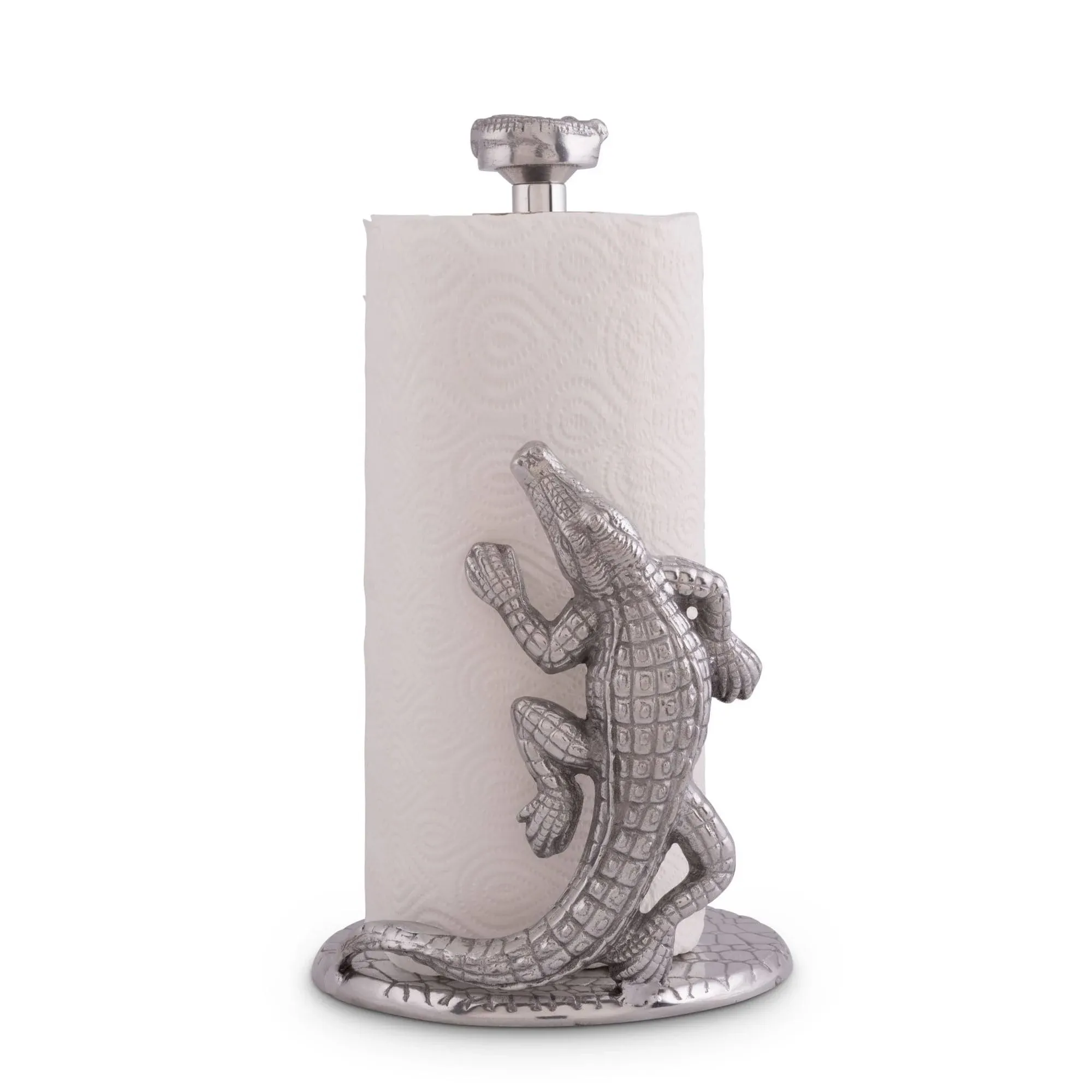 Arthur Court Designs Alligator Paper Towel Holder