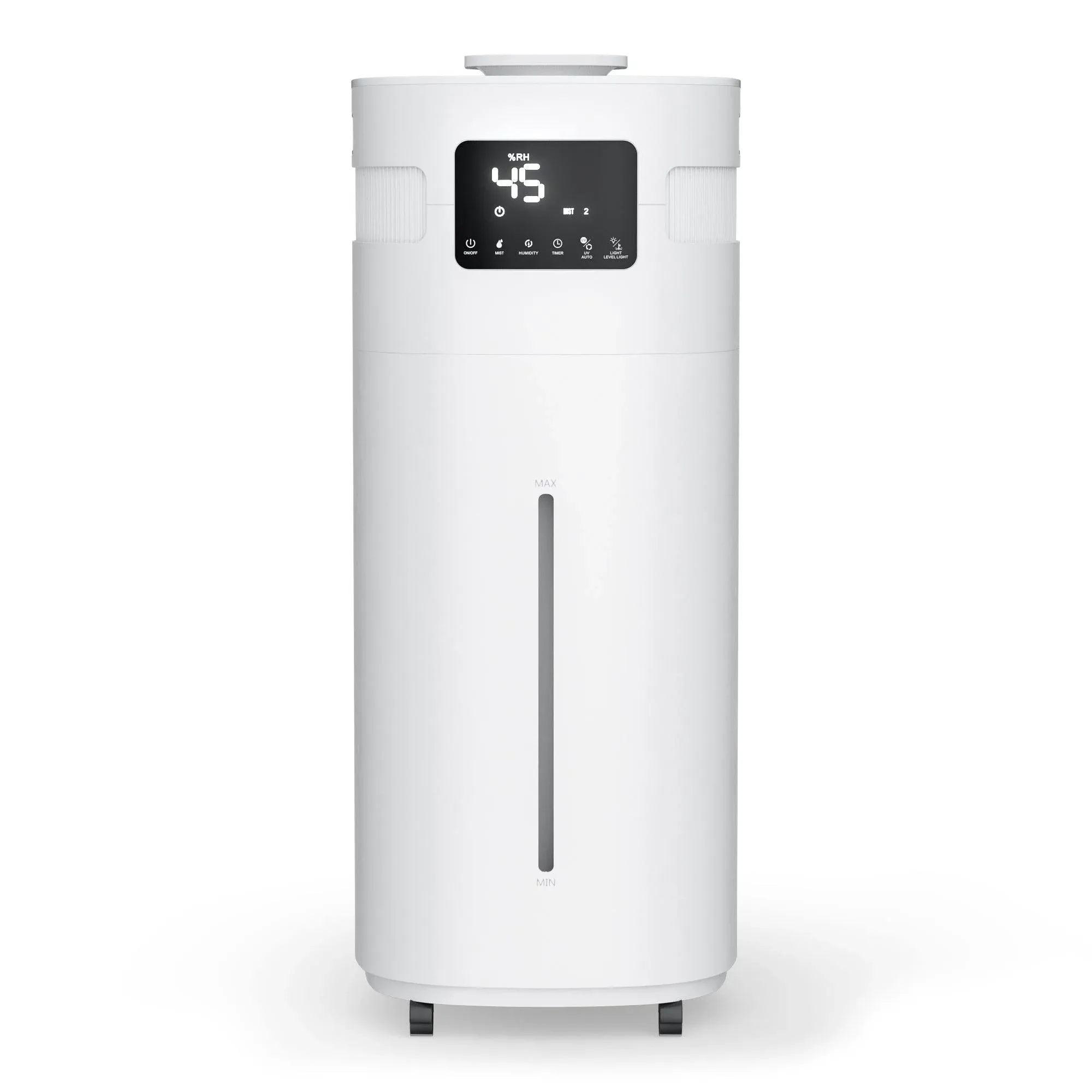 TURBRO Commercial Humidifier, 5.3Gal/20L Ultrasonic Air Vaporizer for Large Rooms Up to 2000 Sq ft, UV-C LED, Top Refill, with 360 Nozzle for Whole