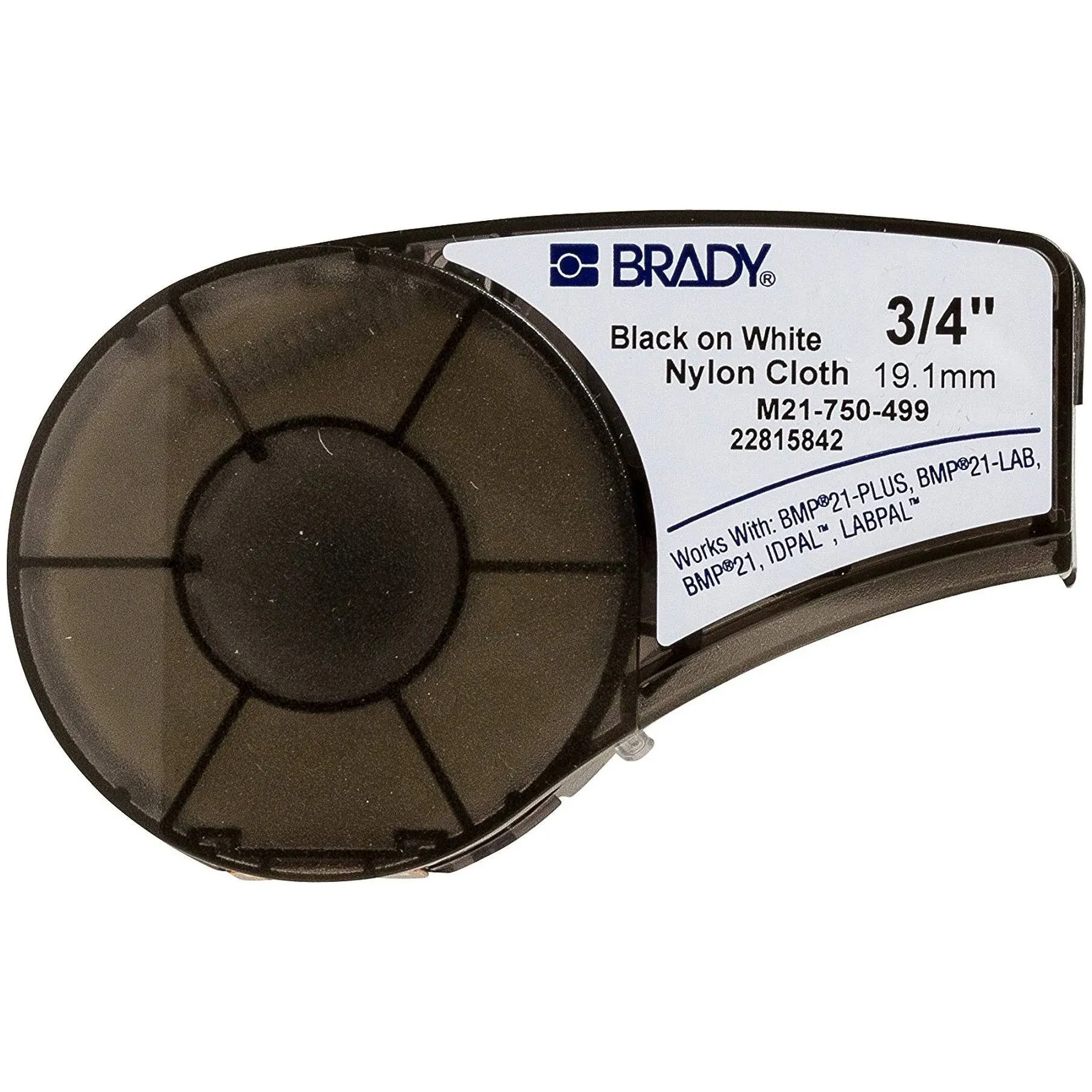 Brady M21-750-499 White BMP21 Series Nylon Cloth Label