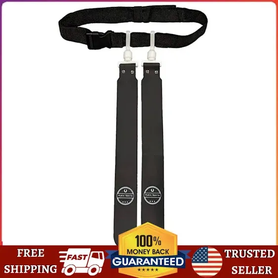 Public Sports Flag Football Belt 2 Flags Single Black Yellow Green Heavy Duty