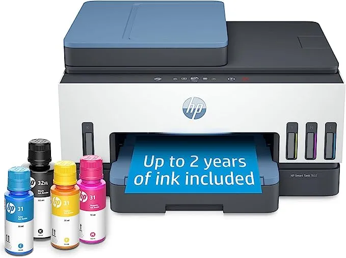 HP Smart Tank 7602 Wireless All-in-One Color Inkjet Printer