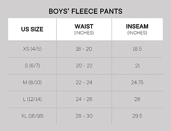 Real Essentials 3 Pack: Boys' Tech Fleece Open Bottom Sweatpants with Pockets