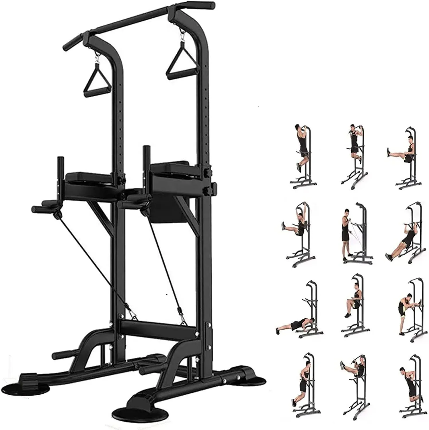 Power Tower Exercise Equipment, Power Tower Pull Up Bar, Power Tower Dip Stat...