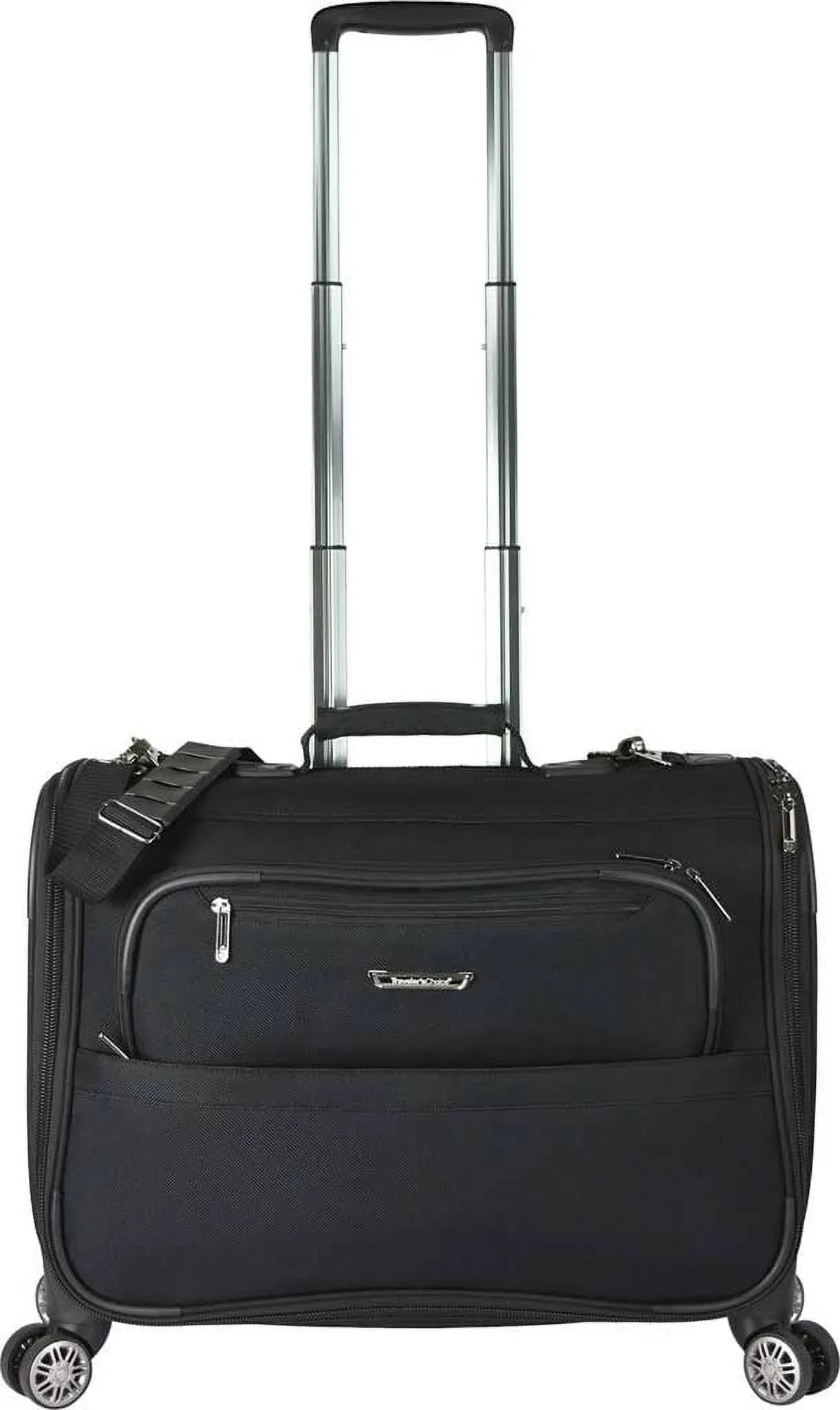 Traveler's Choice 21 inch Carry-On Spinner Garment Bag Black