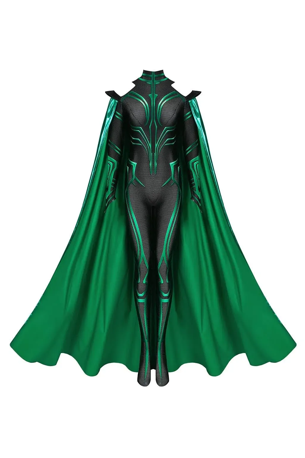 Women's Super Villain Goddess Costume Halloween Cosplay Jumpsuit Bodysuit