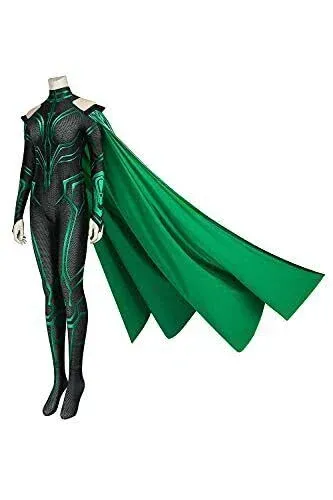 Women's Super Villain Goddess Costume Halloween Cosplay Jumpsuit