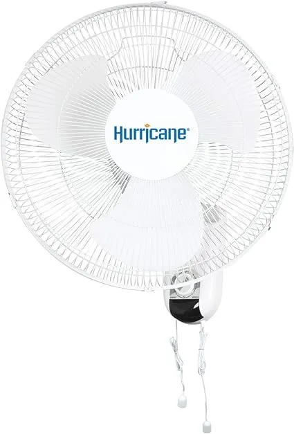 Hurricane Classic Oscillating Wall Mount Fan 16