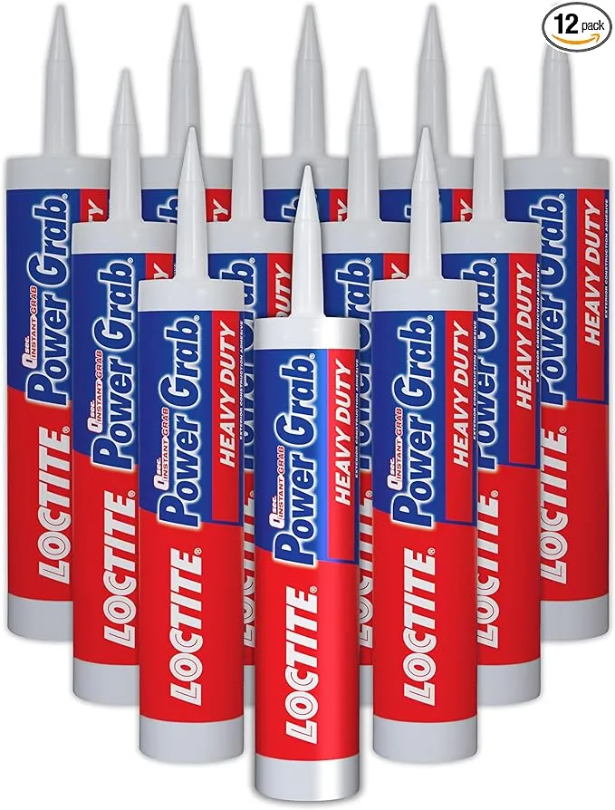 Loctite Power Grab 9 fl oz Express Heavy-Duty Construction Adhesive - 12 PK