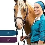 Equestrian Headbands for Women, under Riding Helmet Bands, Sportswear Wide Hair 