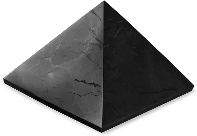 Karelian Heritage Large Shungite Pyramid Made of Polished Shungite Stone ...