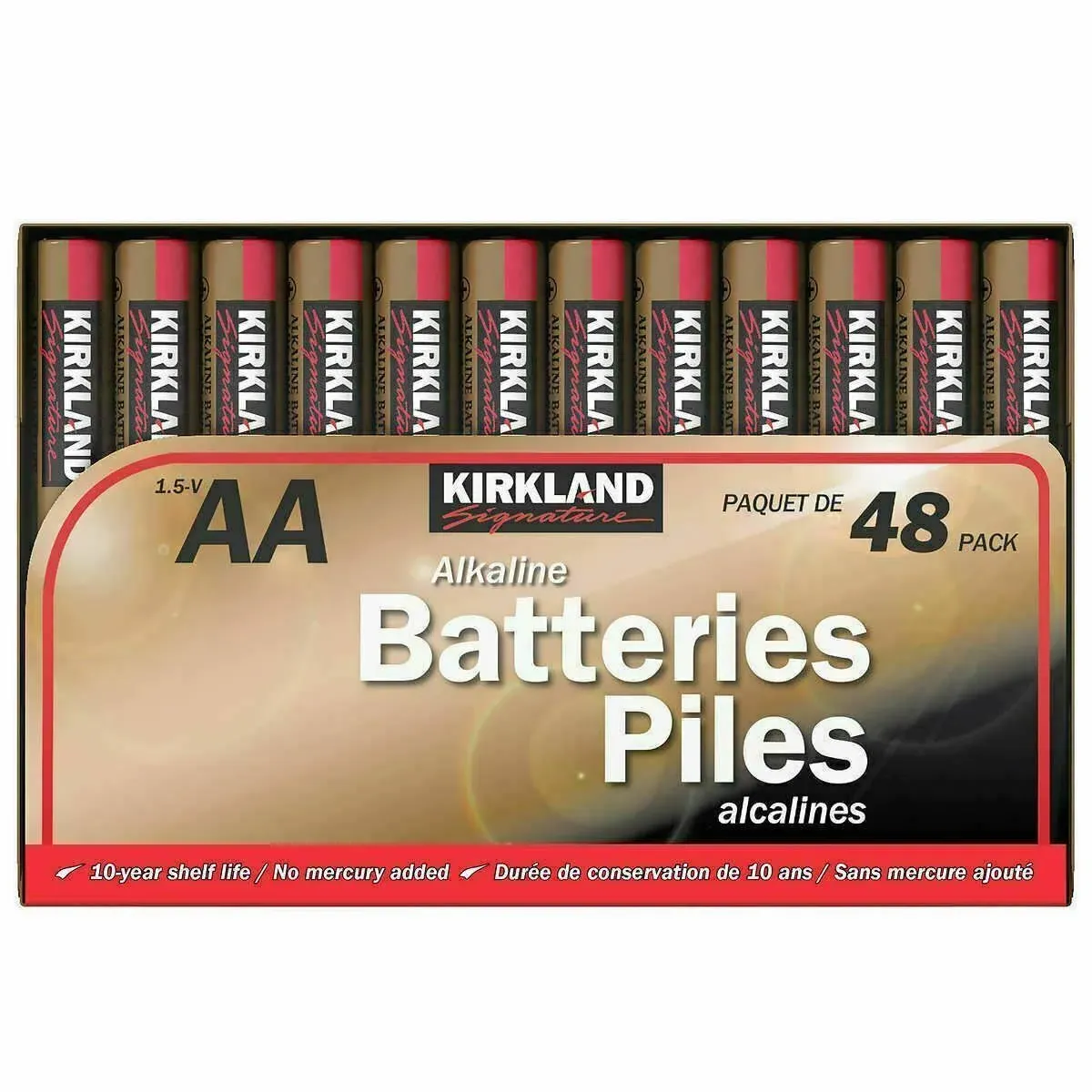 Kirkland Signature Alkaline AA Batteries