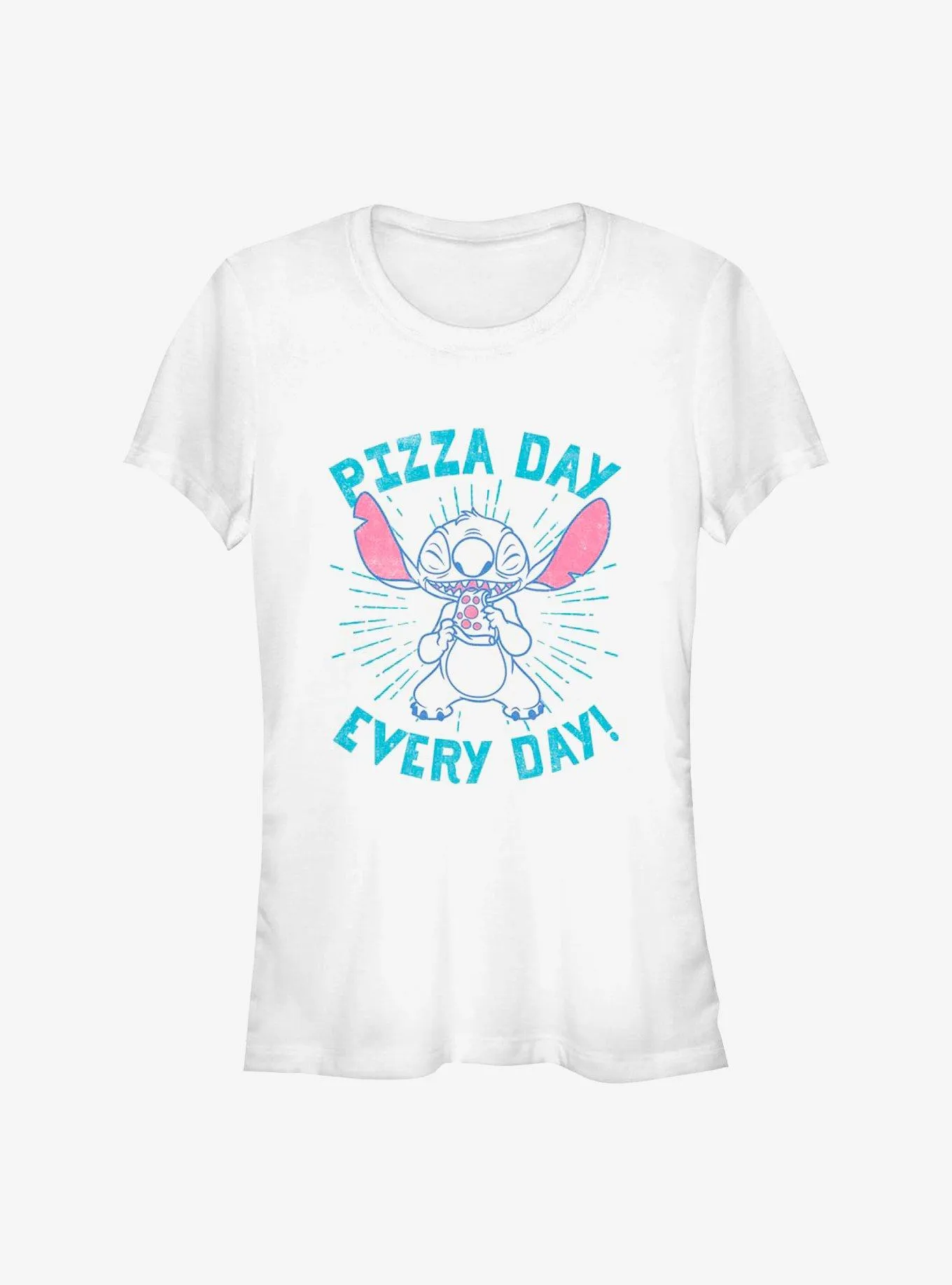 Disney Lilo & Stitch Pizza Day Every Day Girls T-Shirt | Hot Topic