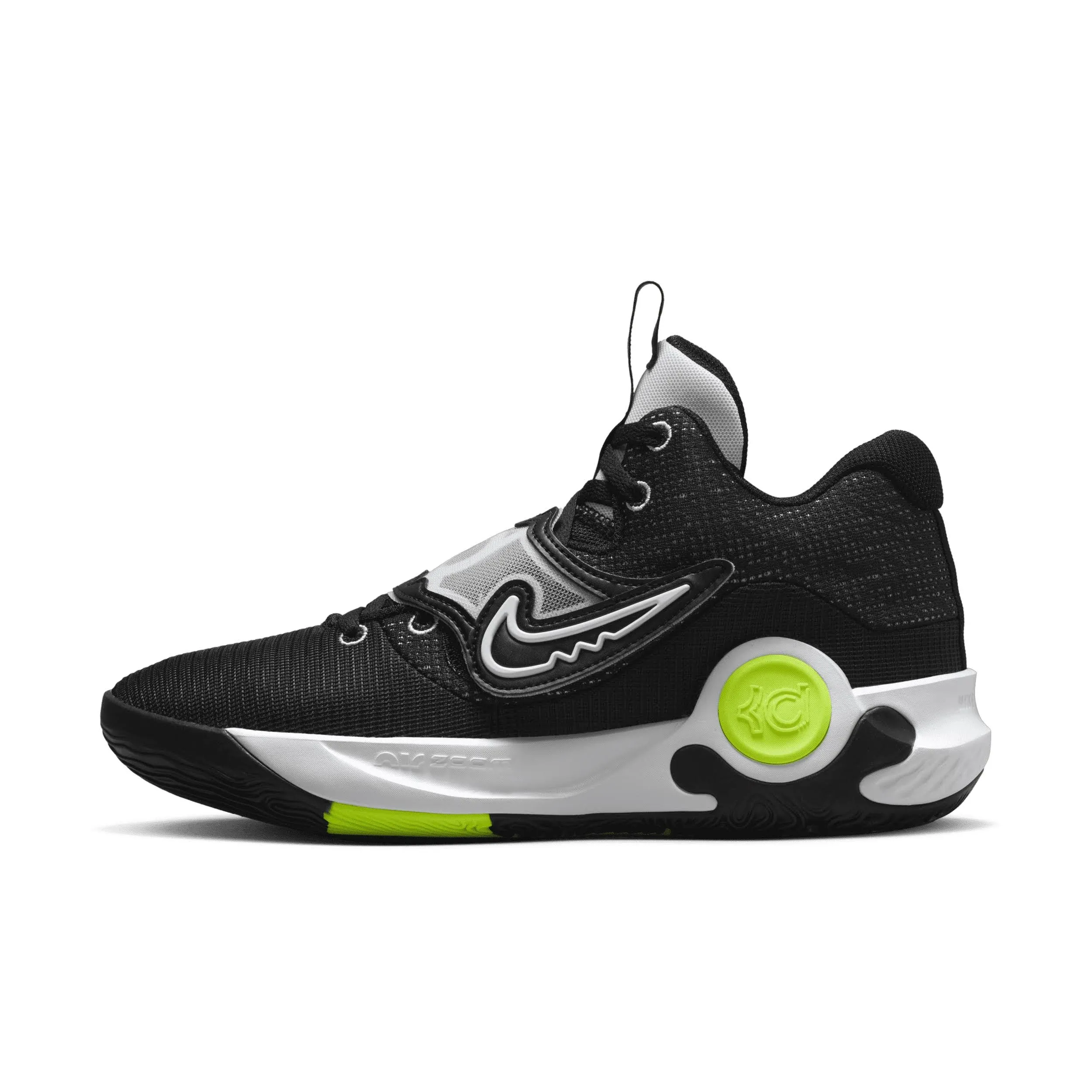 Nike KD Trey 5 x Black/White/Volt Men's Basketball Shoes, Size: 8