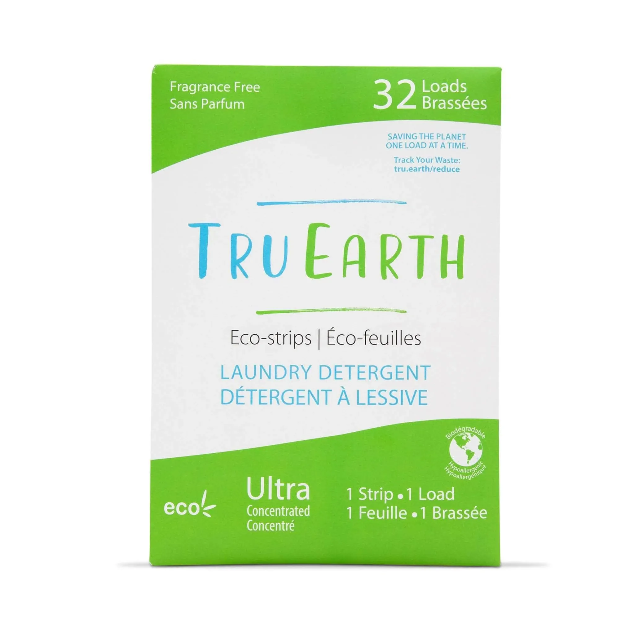 Tru Earth Laundry Detergent, Eco - Strip, Ultra Concentrated