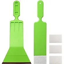 2 Pcs Window Tint Tools Green Automotive Bulldozer Squeegee + Scrubber Paddle ...