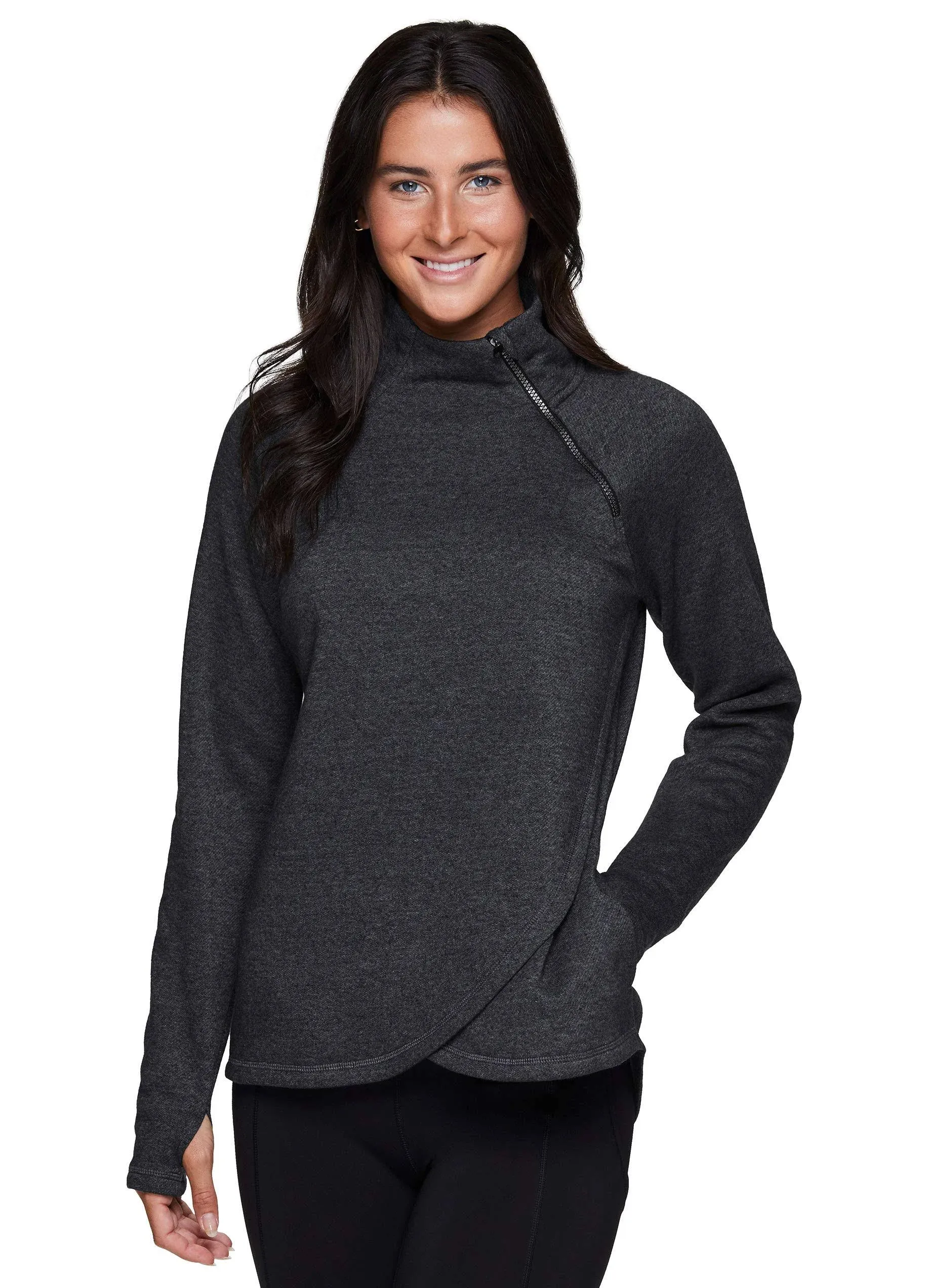 Prime Ready To Roll Fleece Zip Mock Neck Pullover - RBX Active