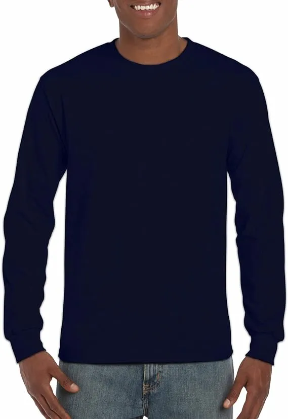 Gildan Mens Ultra Cotton Classic Long Sleeve T-Shirt