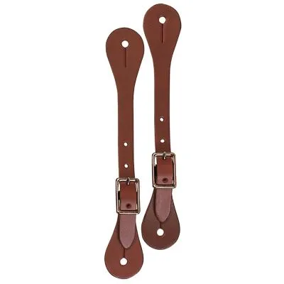 Weaver Leather Women's Single-Ply Spur Straps, Rich Brown