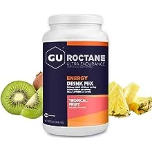 GU Energy Roctane Ultra Endurance Energy Drink Mix, 3.44-Pound Jar, Tropical Fruit