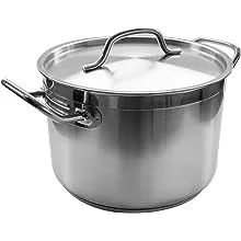 Update International SPS-16 16 qt. Stainless Steel Stock Pot