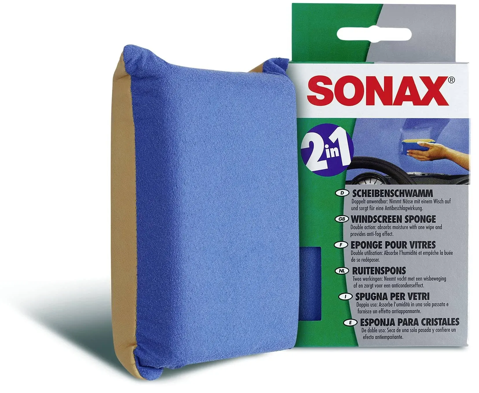 One New SONAX Wax Polish Applicator Pad 417100