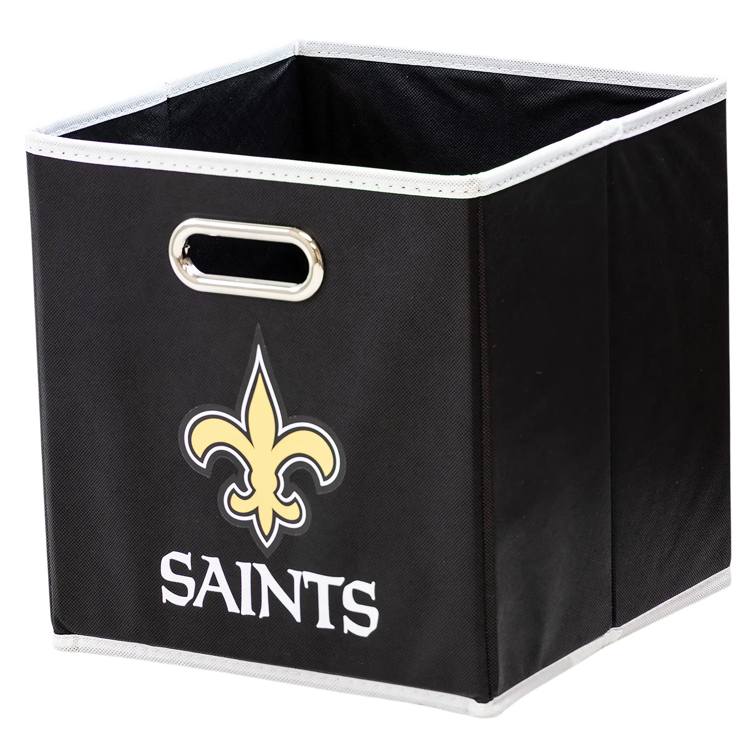 Franklin Sports NFL Storage Bins - Collapsible Cube Container + Storage Basket - NFL Office, Bedroom + Living Room Décor - 11"x11"