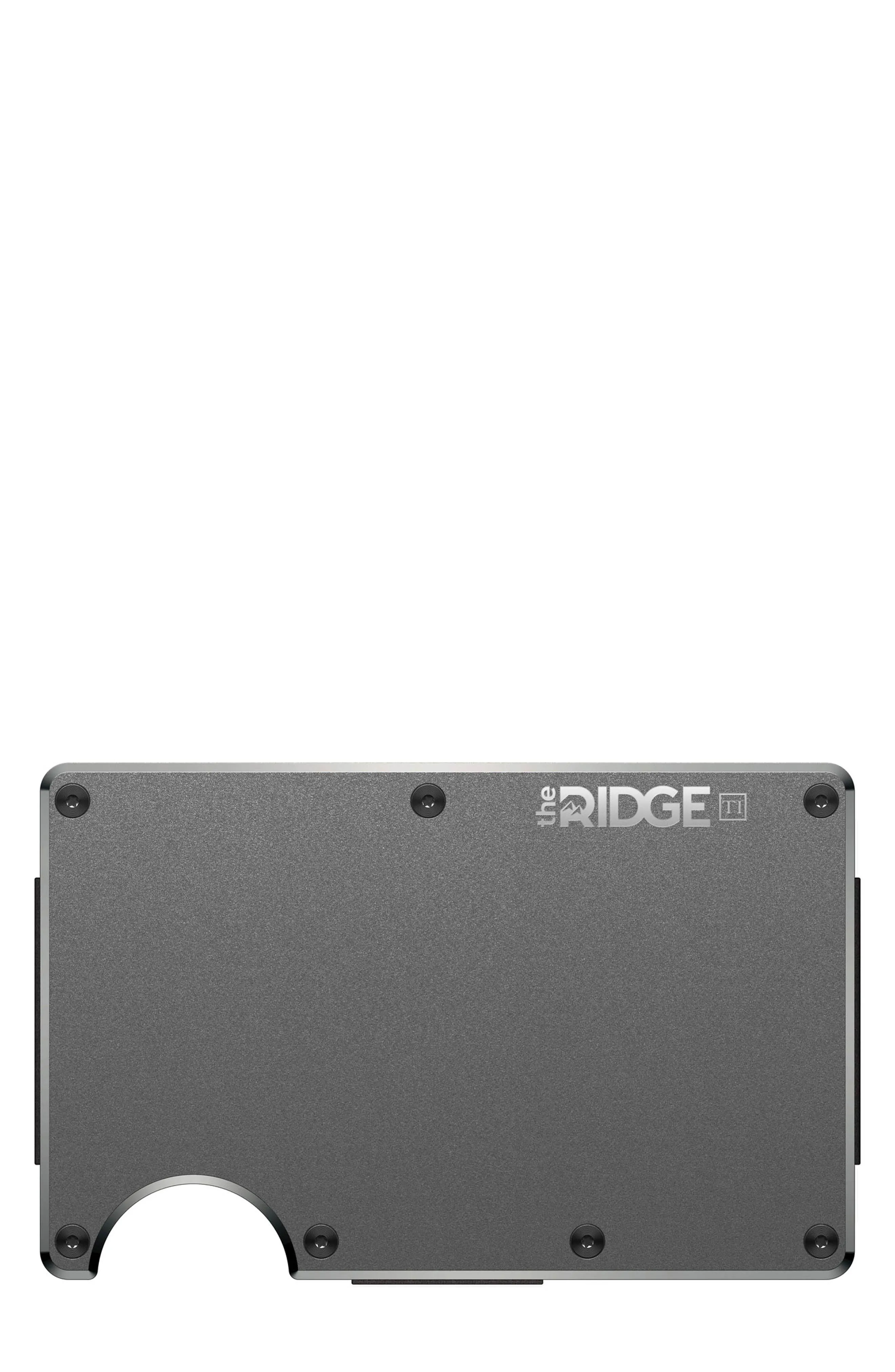 The Ridge Titanium Wallet | Gunmetal Cash Strap