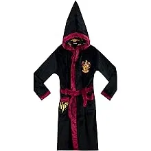 Harry Potter Kids Gryffindor Long Sleeve Robe Black Sizes 6-14