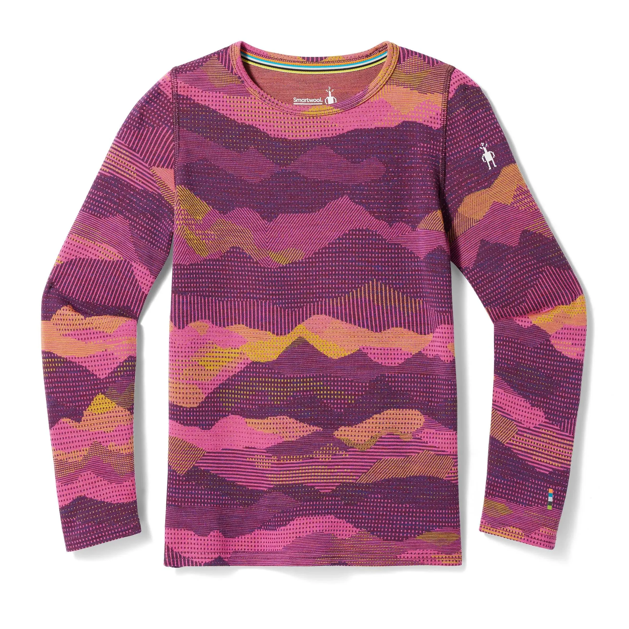 Smartwool Classic Thermal Merino Crew Base Layer Top Purple S