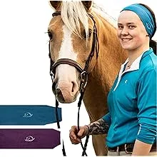 Equestrian Headbands for Women, under Riding Helmet Bands, Sportswear Wide Hair 