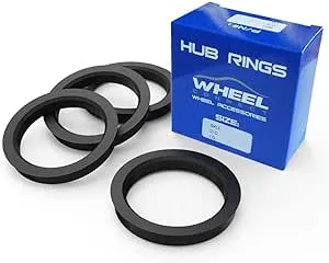 WHEEL CONNECT Hub Centric Rings, 77.8 to 71.5, Set of 4, ABS Plastic Hubrings, Fit Both Wheel CB 77.8 and 78.1mm,O.D:77.8mm I.D 71.50mm. P