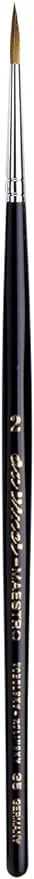 Da Vinci Maestro Series 35 Size 2 Kolinsky Red Sable Round Extra Long Taper Paint ...