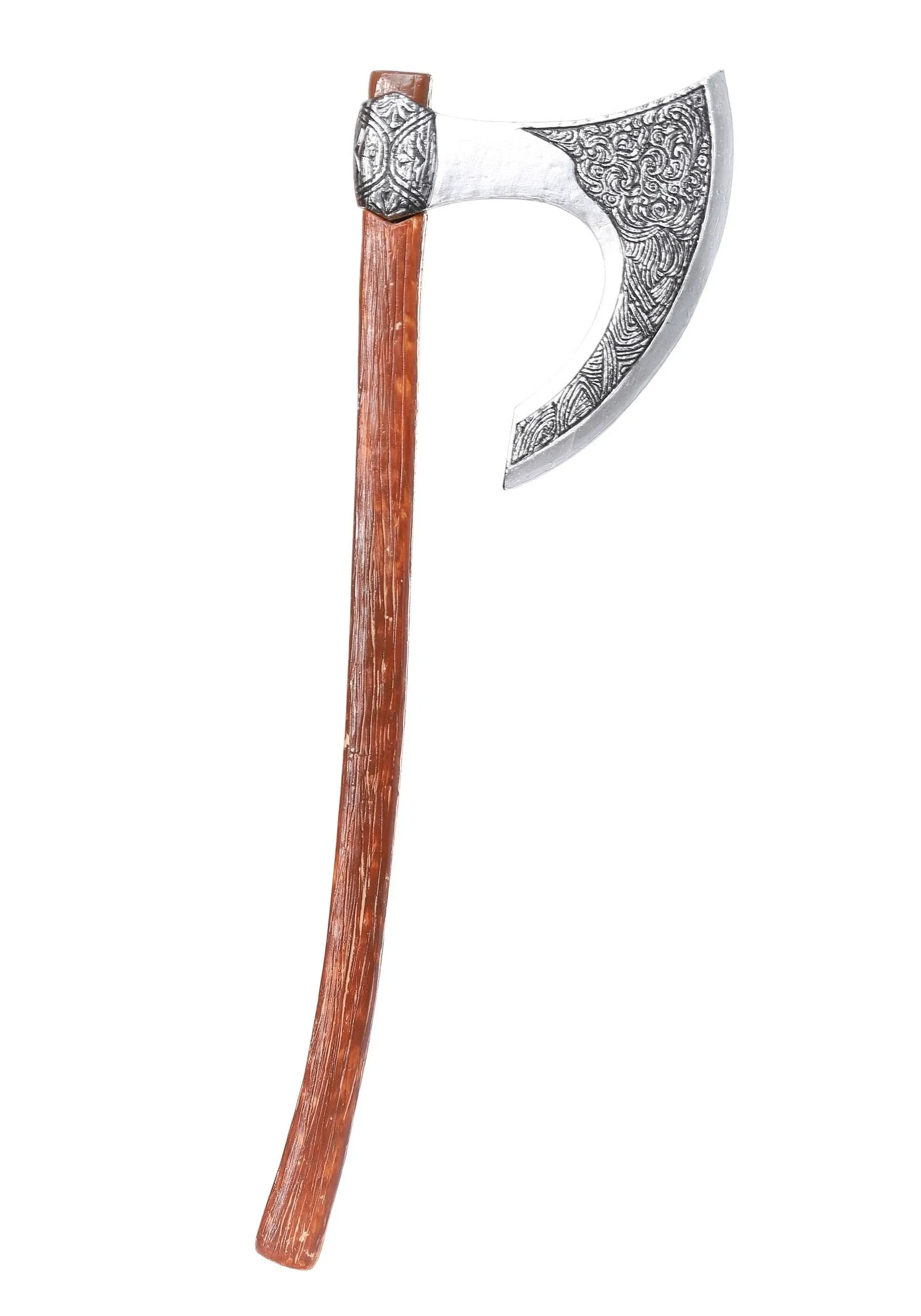 Two Handed Viking Axe | Adult | Unisex | Brown/Gray | One-Size | FUN Costumes