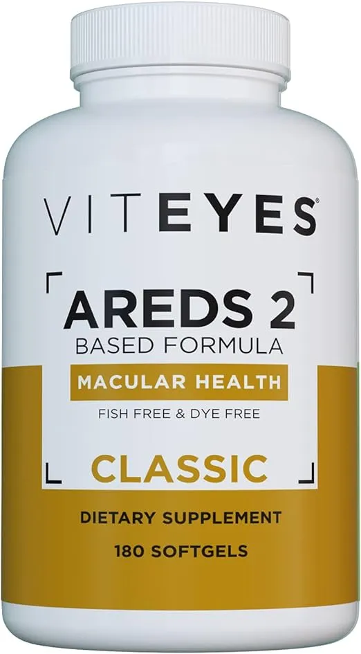 Viteyes AREDS 2 Classic Macular Health Formula Softgels, Eye Health Vitamin for
