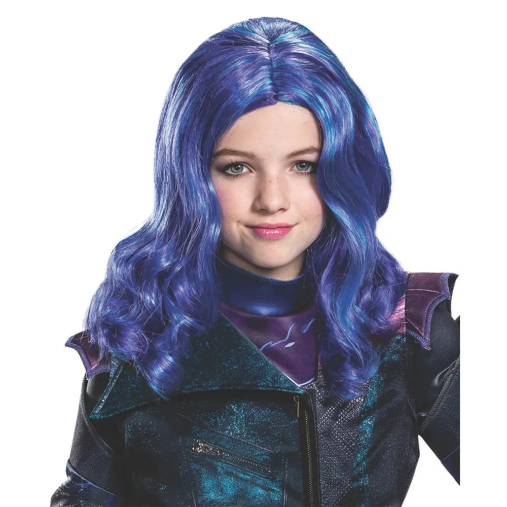 Mal Descendants 3 Girls Wig Standard Halloween Cosplay Party Wigs 2024 - $12.49