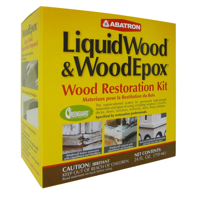 Wood Restoration Kit - LiquidWood and WoodEpox 24 oz. Beige