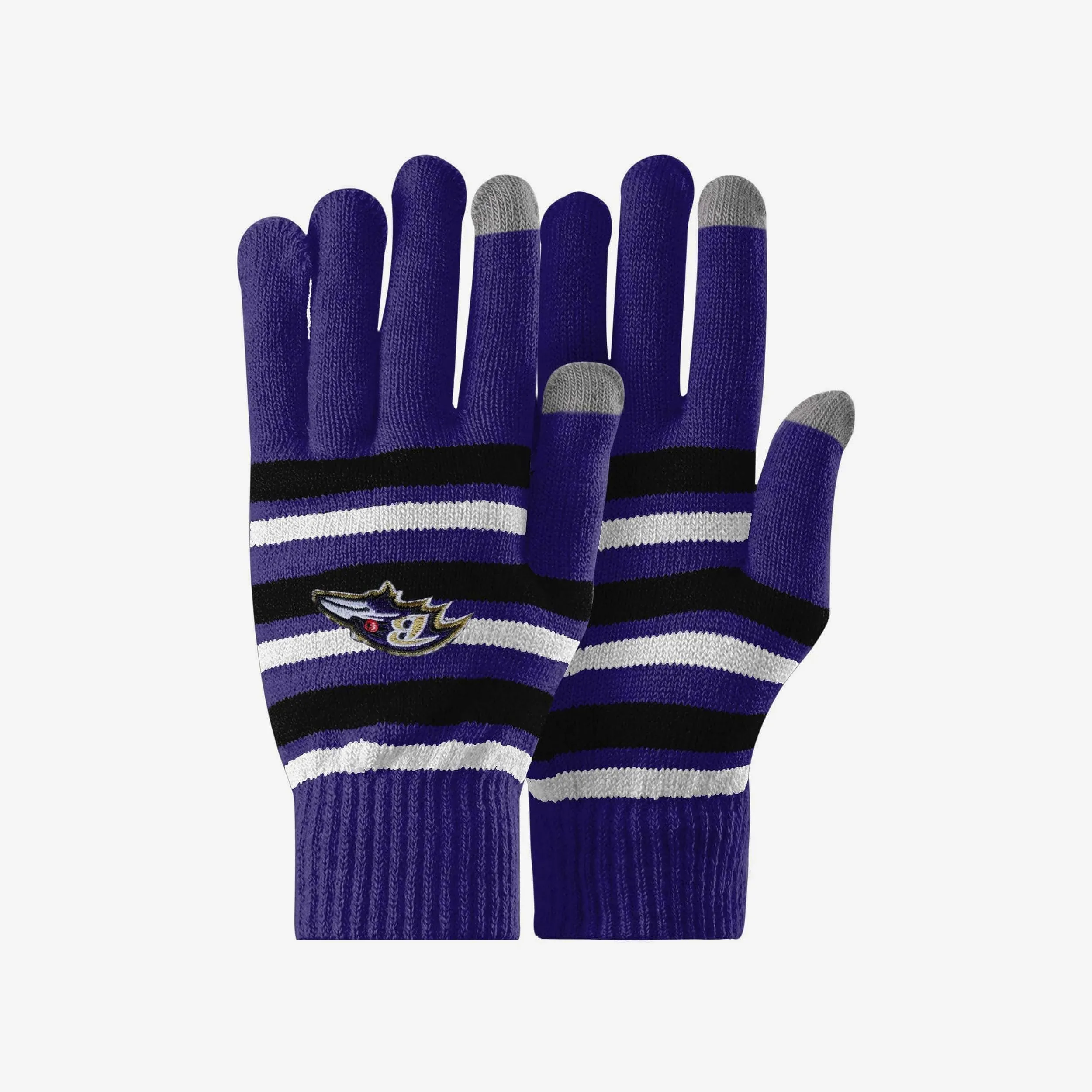 Baltimore Ravens Stretch Gloves One Size Fits All NWT