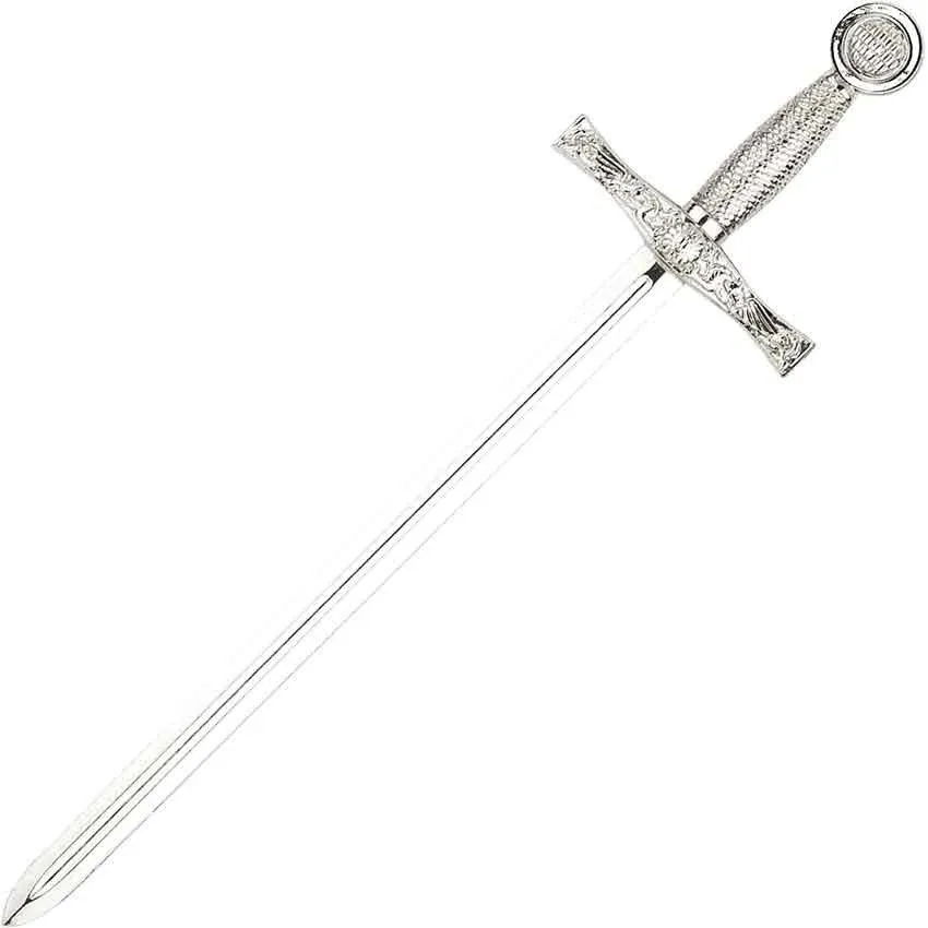 Denix Silver Trim Excalibur Letter Opener with Scabbard