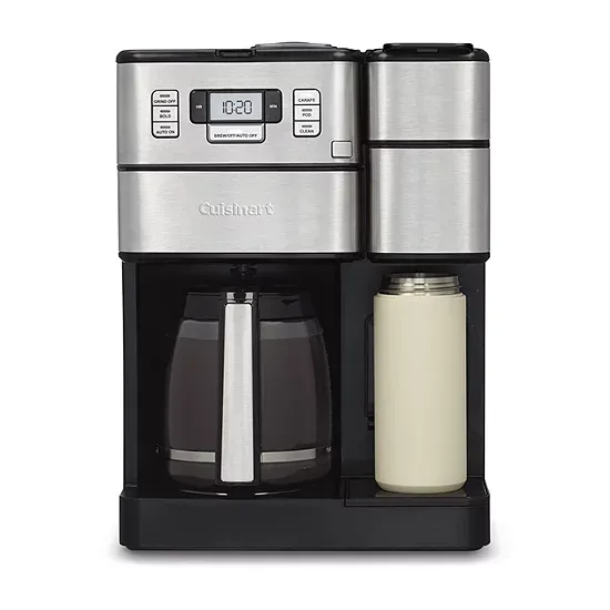 Cuisinart SS-GB1 2 IN 1 Coffee Center Grind and Brew Single Serve K Cups Bundle with 12-Count Colombian Roast Single Serve K-Cup and Tumbler Bundle (3 Items)